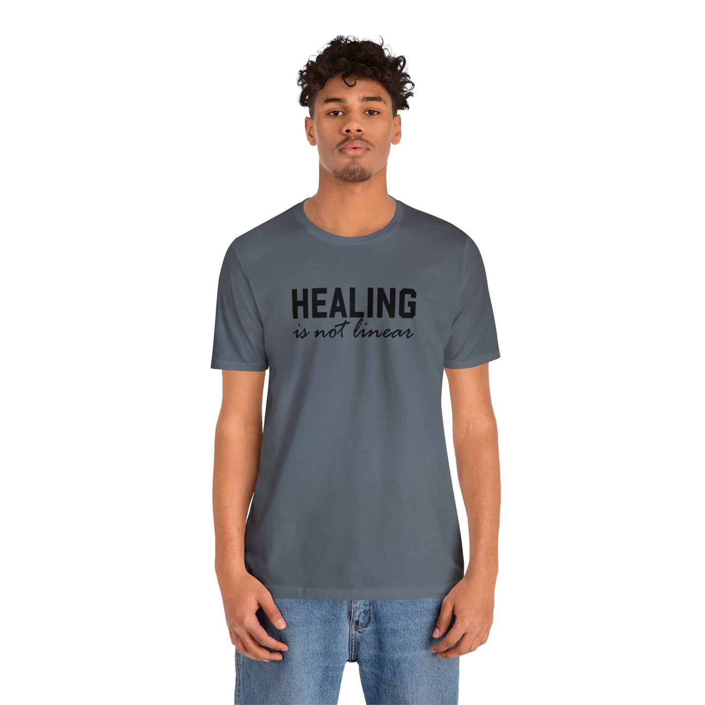 Healing is Not Linear Unisex Jersey Tee