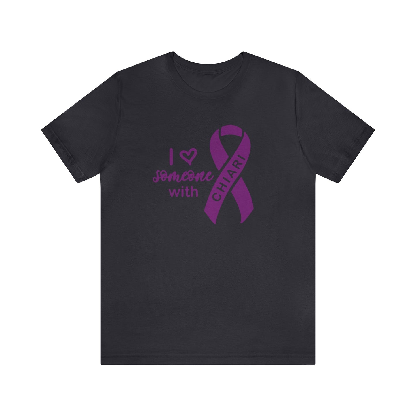 I love someone w/Chiari Unisex Jersey Tee