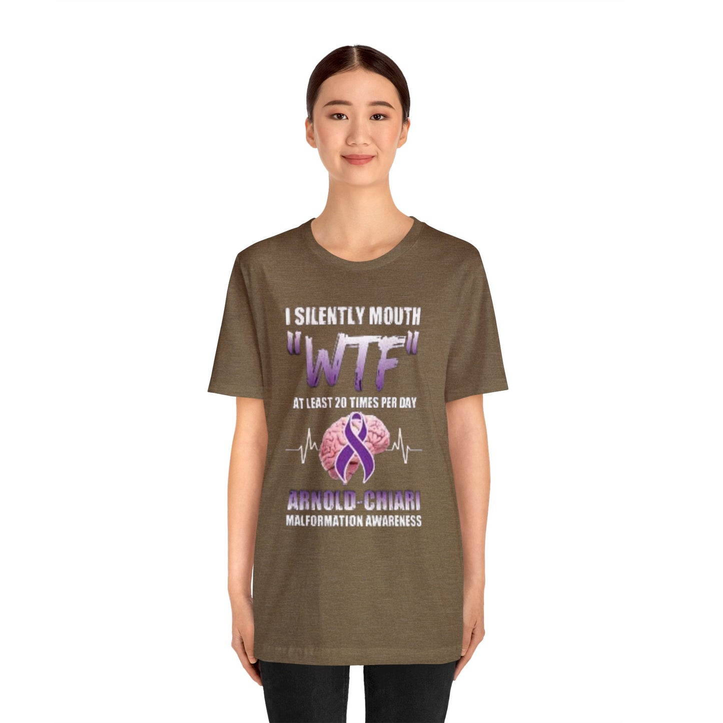 WTF at least 20 times a Day Unisex Jersey Tee