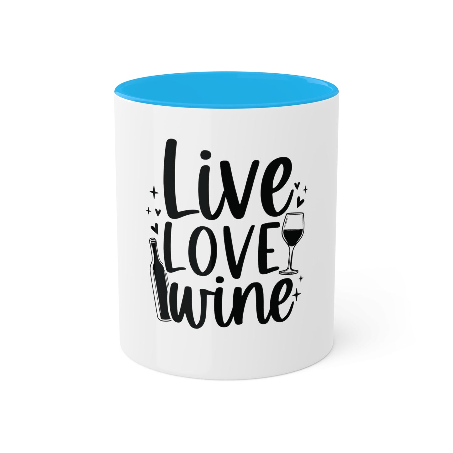 Live Love Wine Custom Personalized Mug