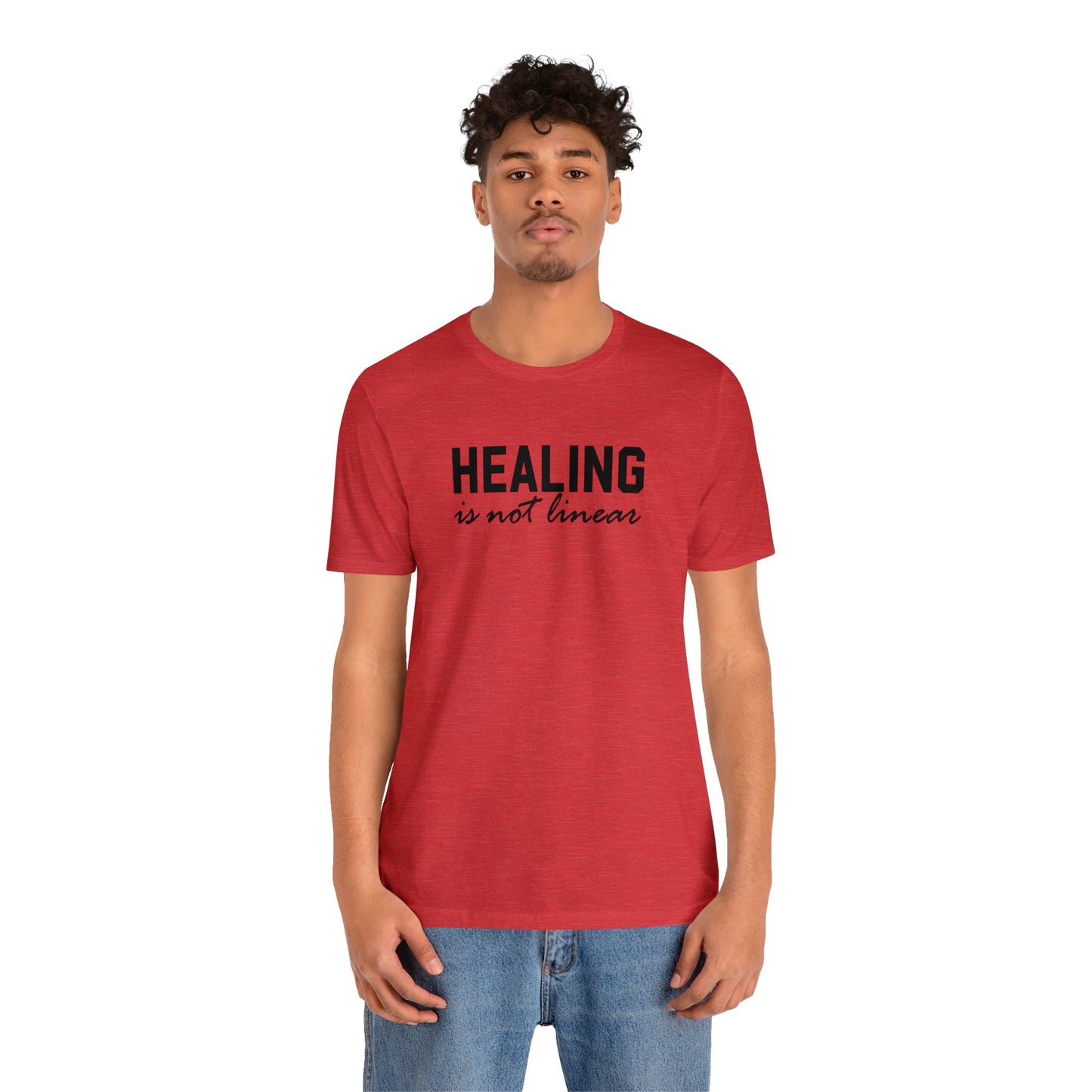 Healing is Not Linear Unisex Jersey Tee