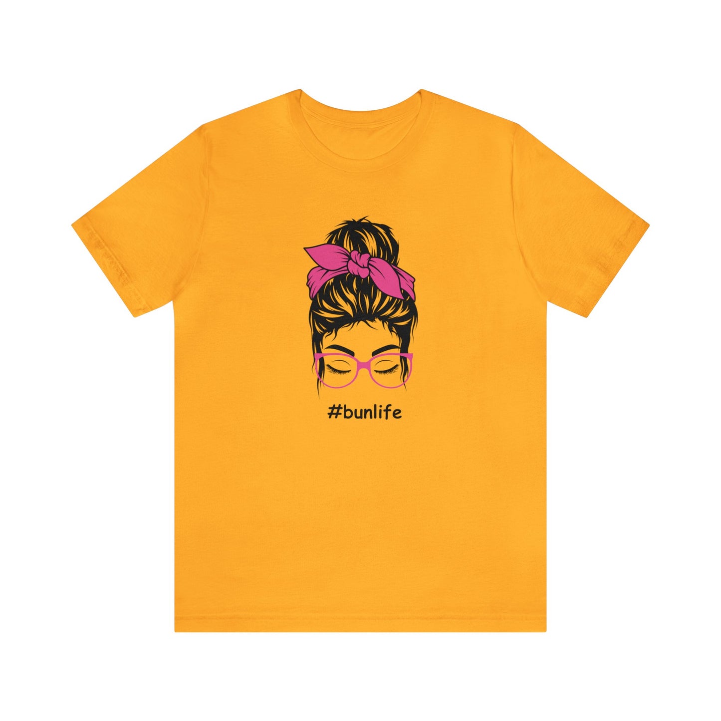 bunlife w/glasses Unisex Jersey Tee