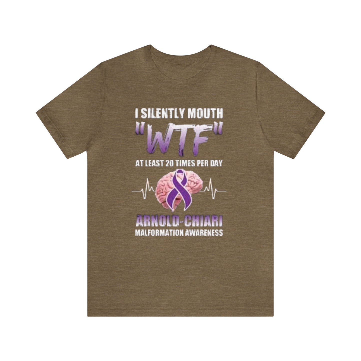 WTF at least 20 times a Day Unisex Jersey Tee