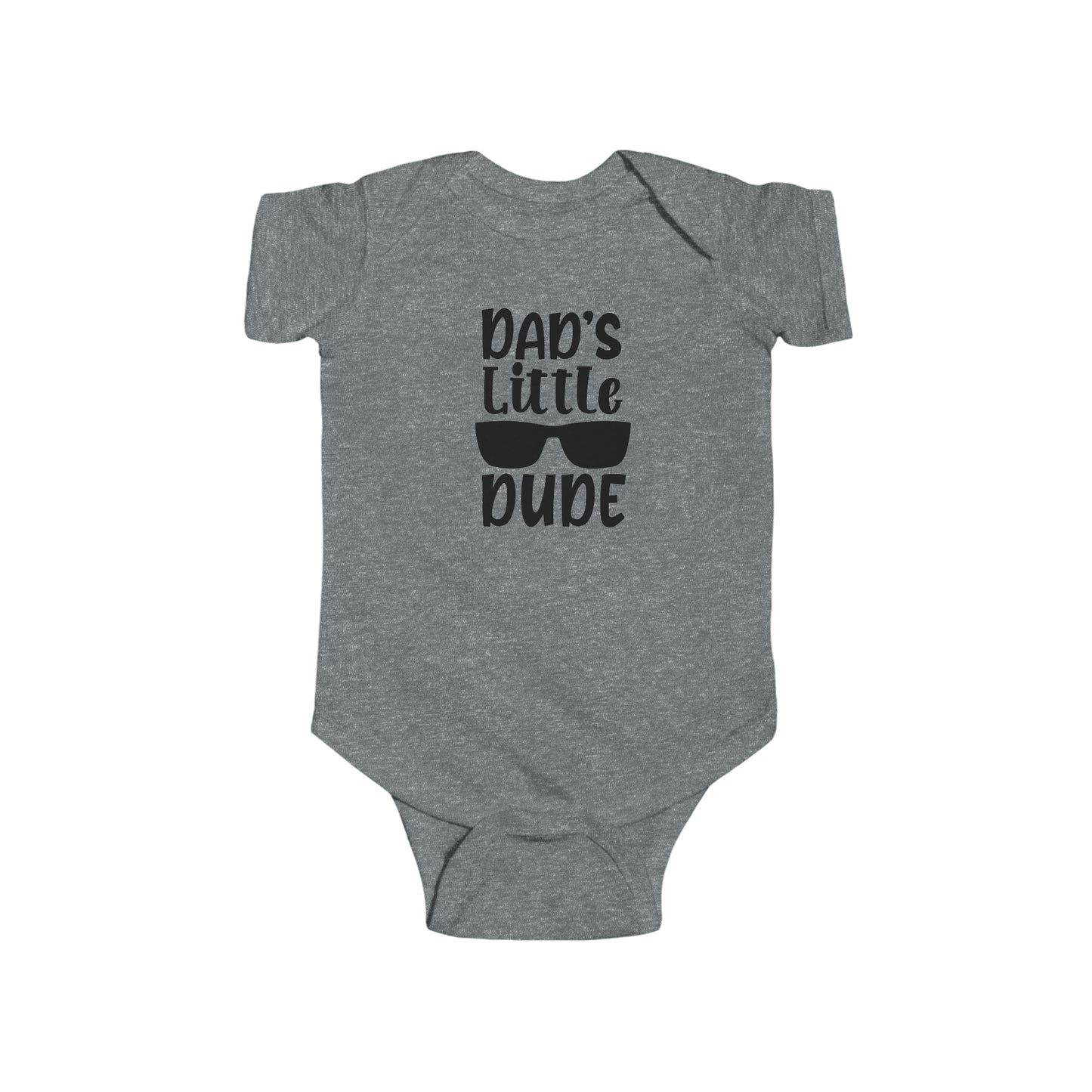 Dads Little Dude Infant Jersey Bodysuit Onesie