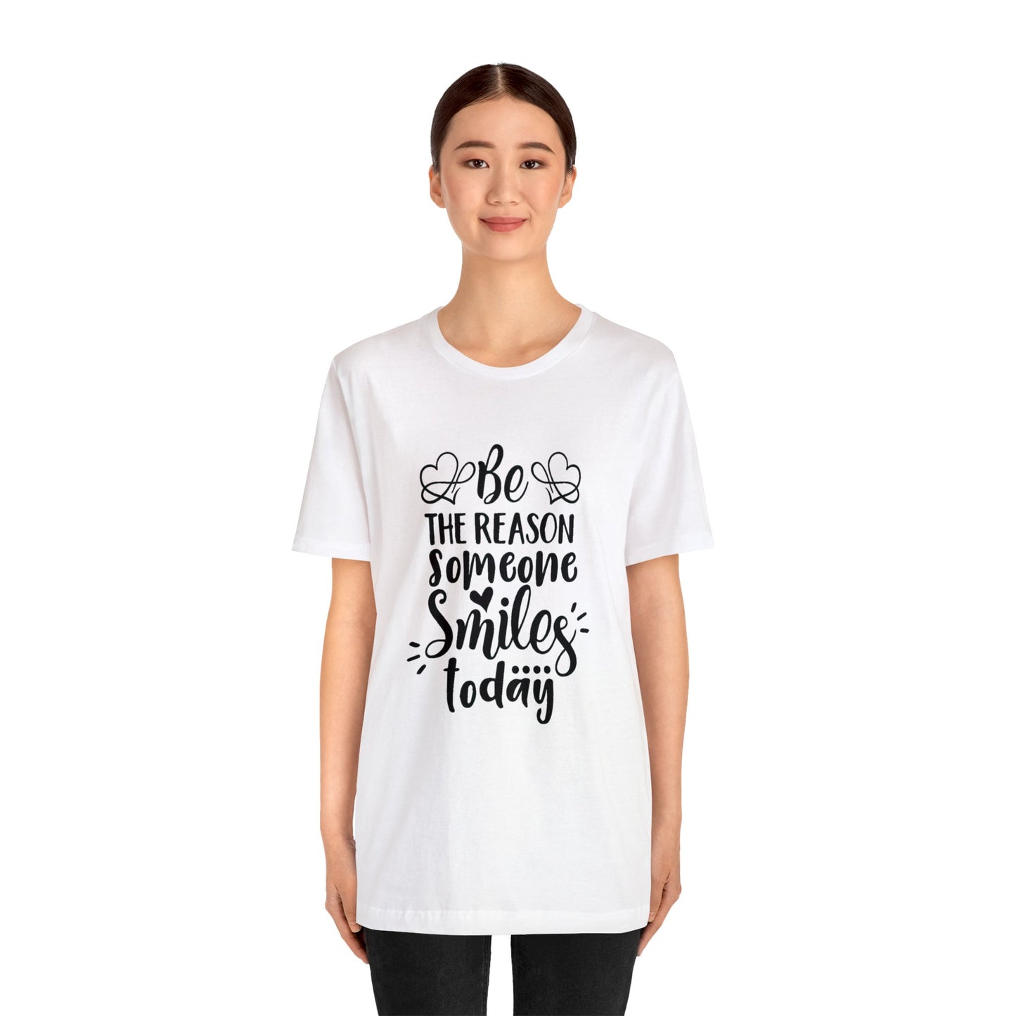 Be the Reason Someone Smiles Unisex Jersey Tee