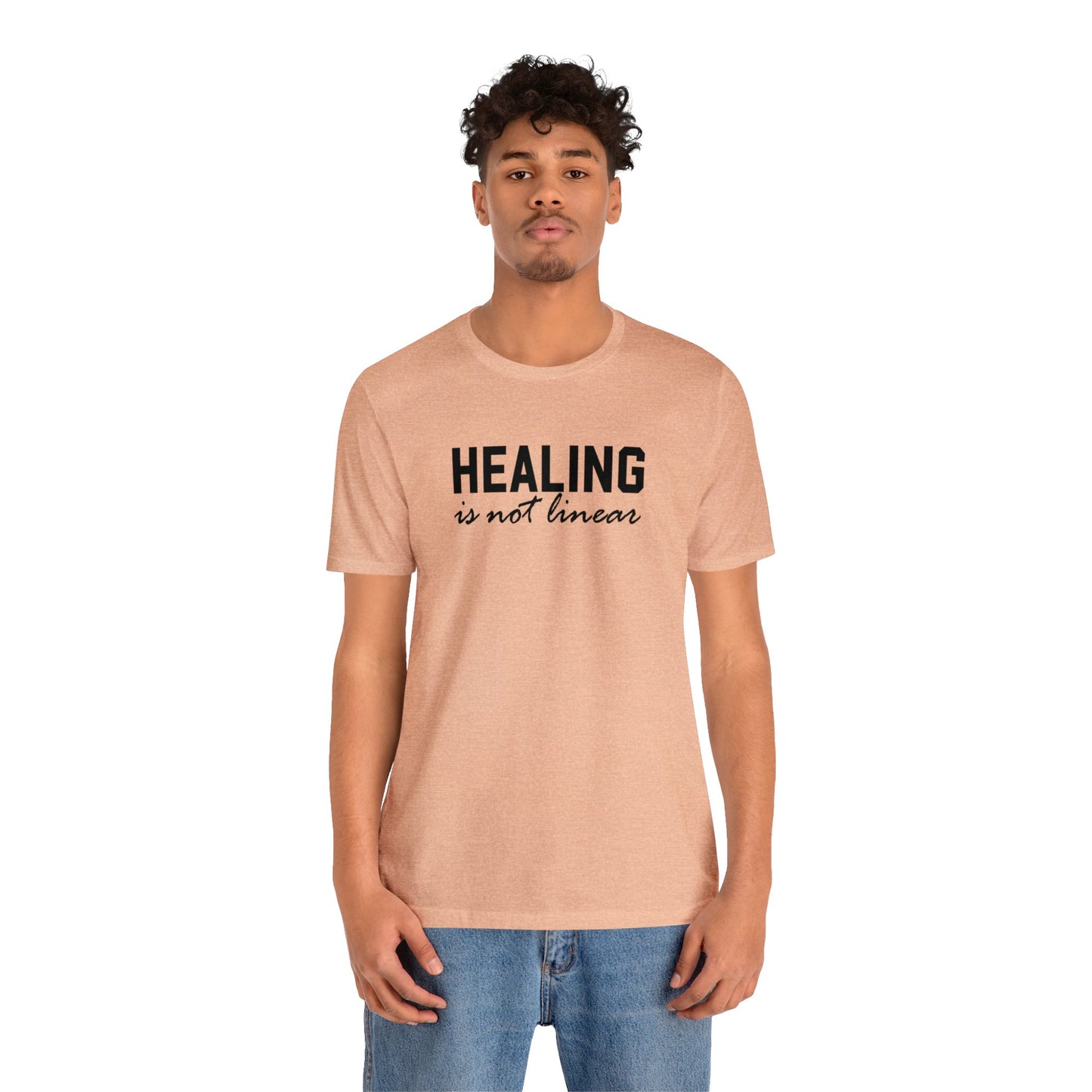 Healing is Not Linear Unisex Jersey Tee