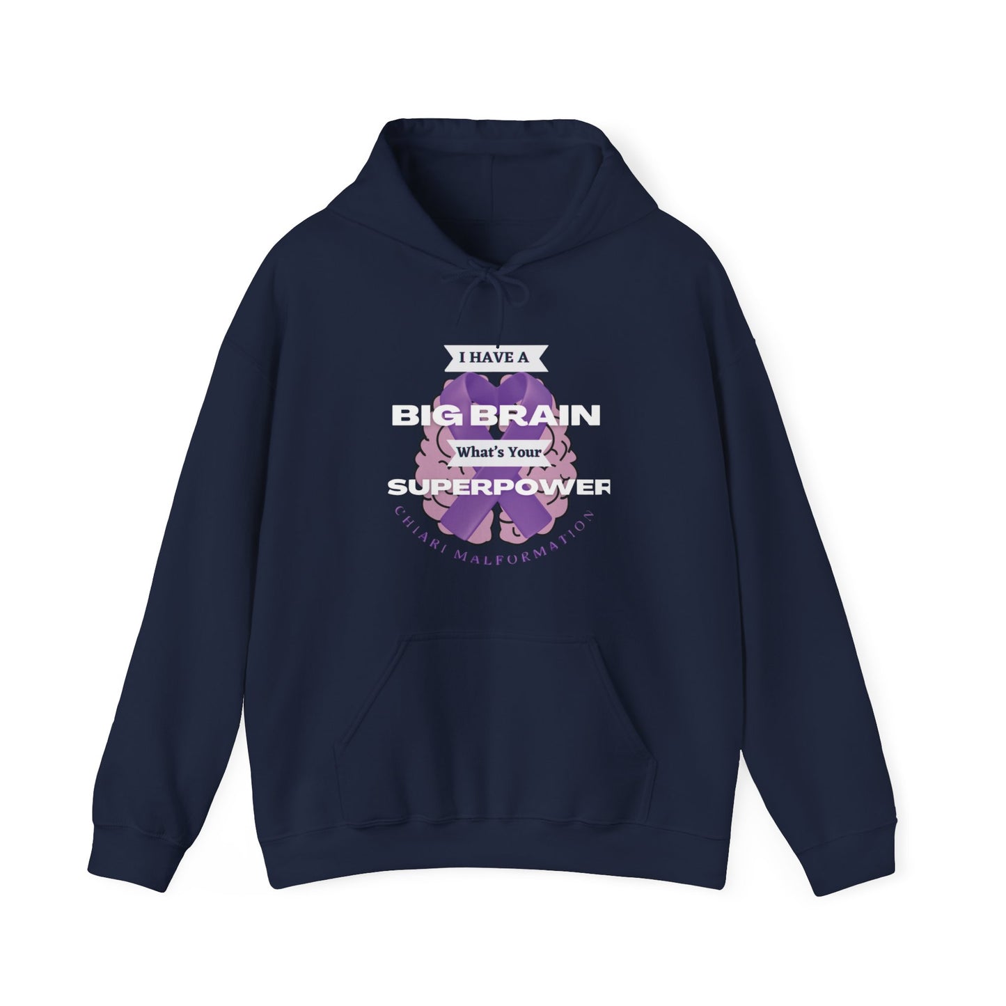 Big Brain whats your Superpower Blend™ Hooded Sweatshirt