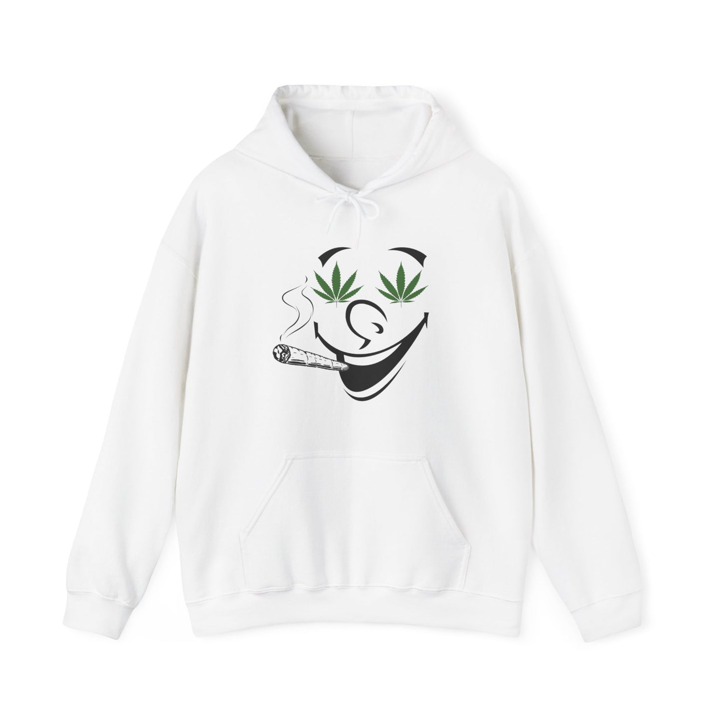 Smiling Cannibas Eyes Heavy Blend™ Hooded Sweatshirt