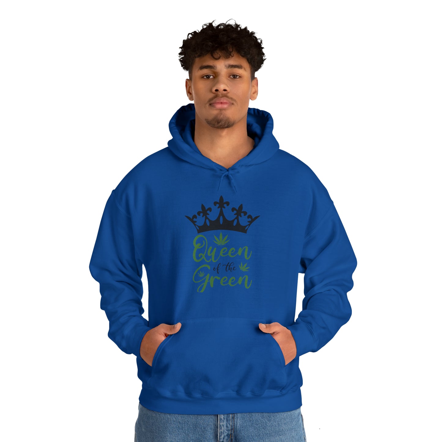 Queen of the Green Unisex Pullover Hoodie Blend™ Sweatshirt