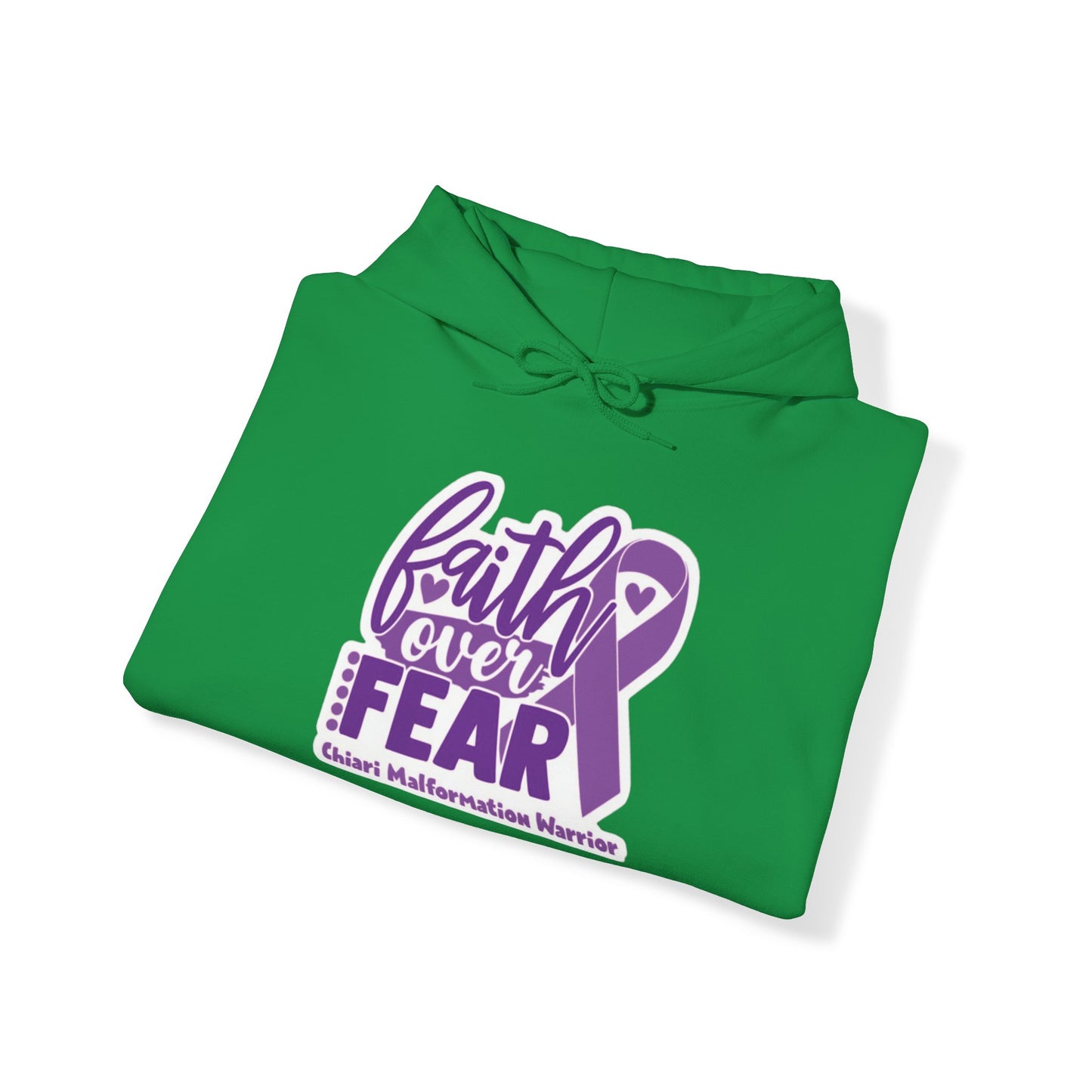 Faith over Fear Chiari Blend™ Hooded Sweatshirt