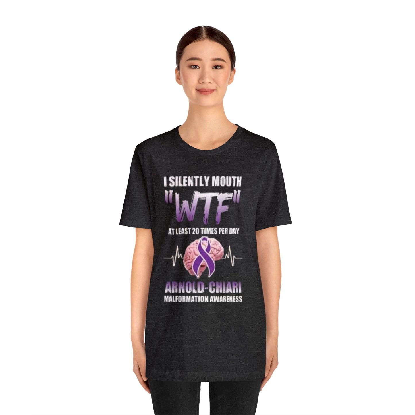 WTF at least 20 times a Day Unisex Jersey Tee