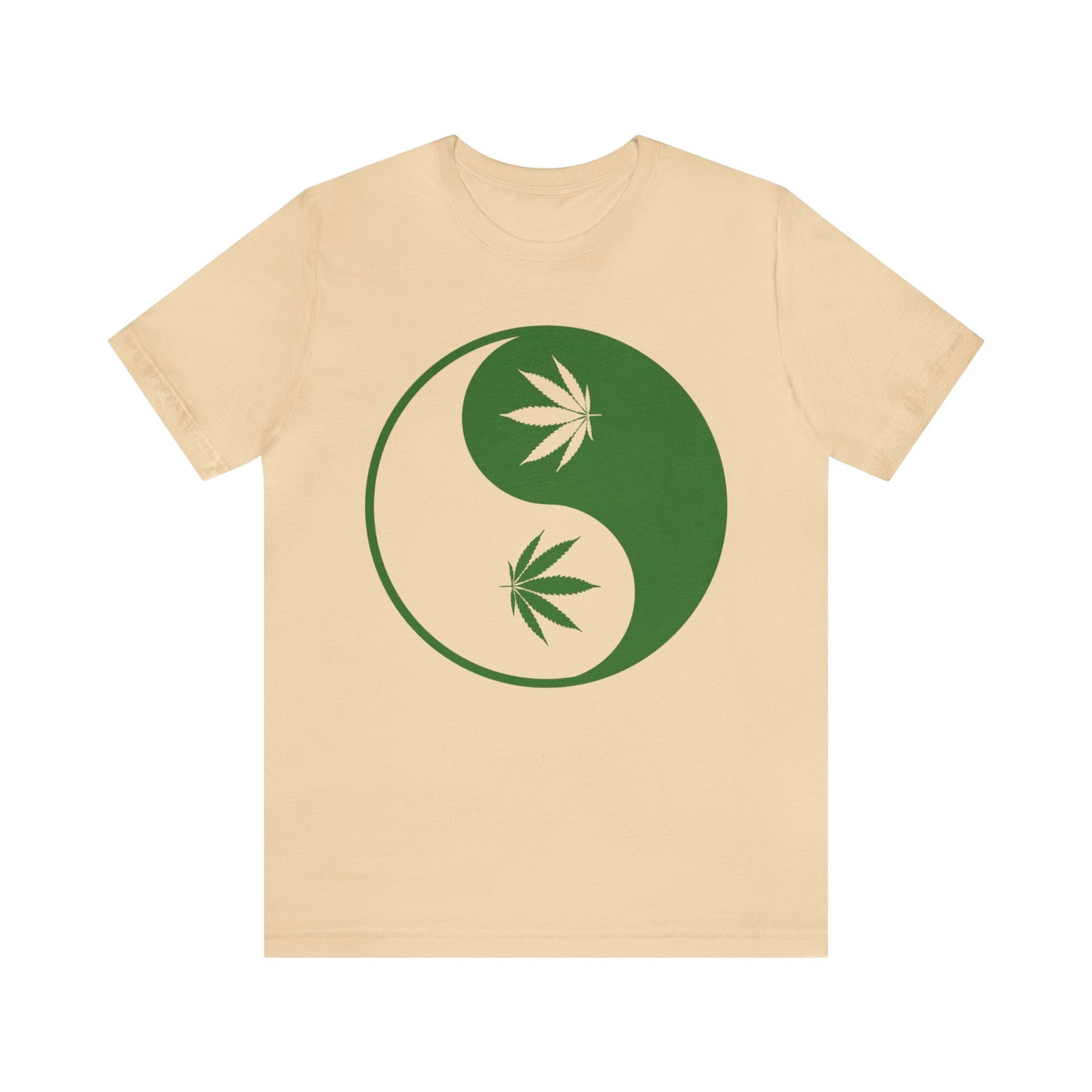 Yin Yang Cannibas Unisex Jersey Tee