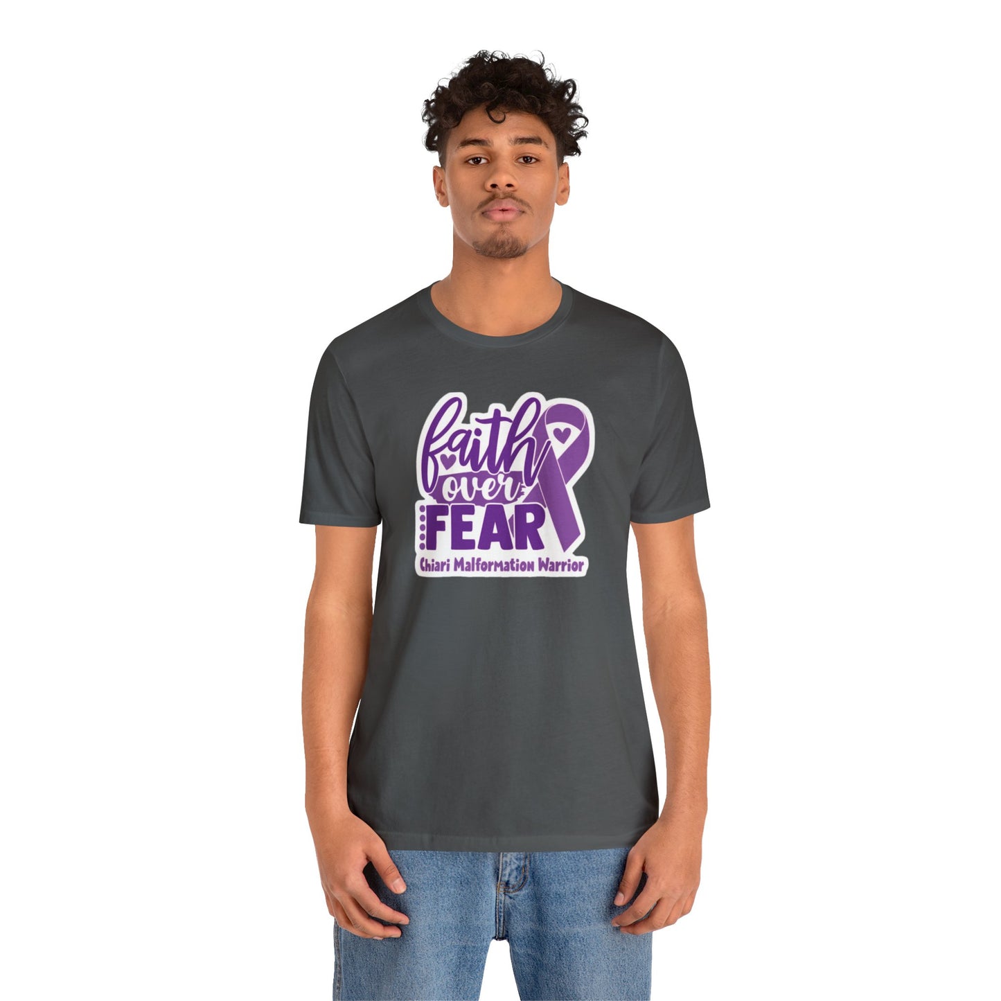 Faith over Fear Chiari Unisex Jersey Tee