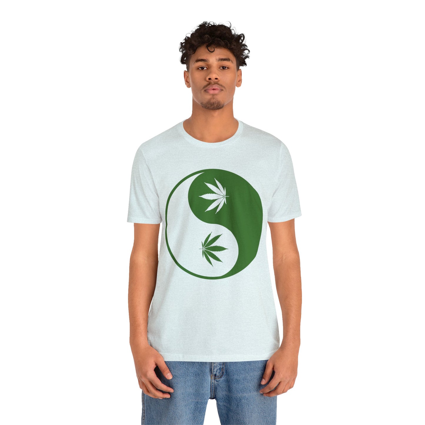 Yin Yang Cannibas Unisex Jersey Tee