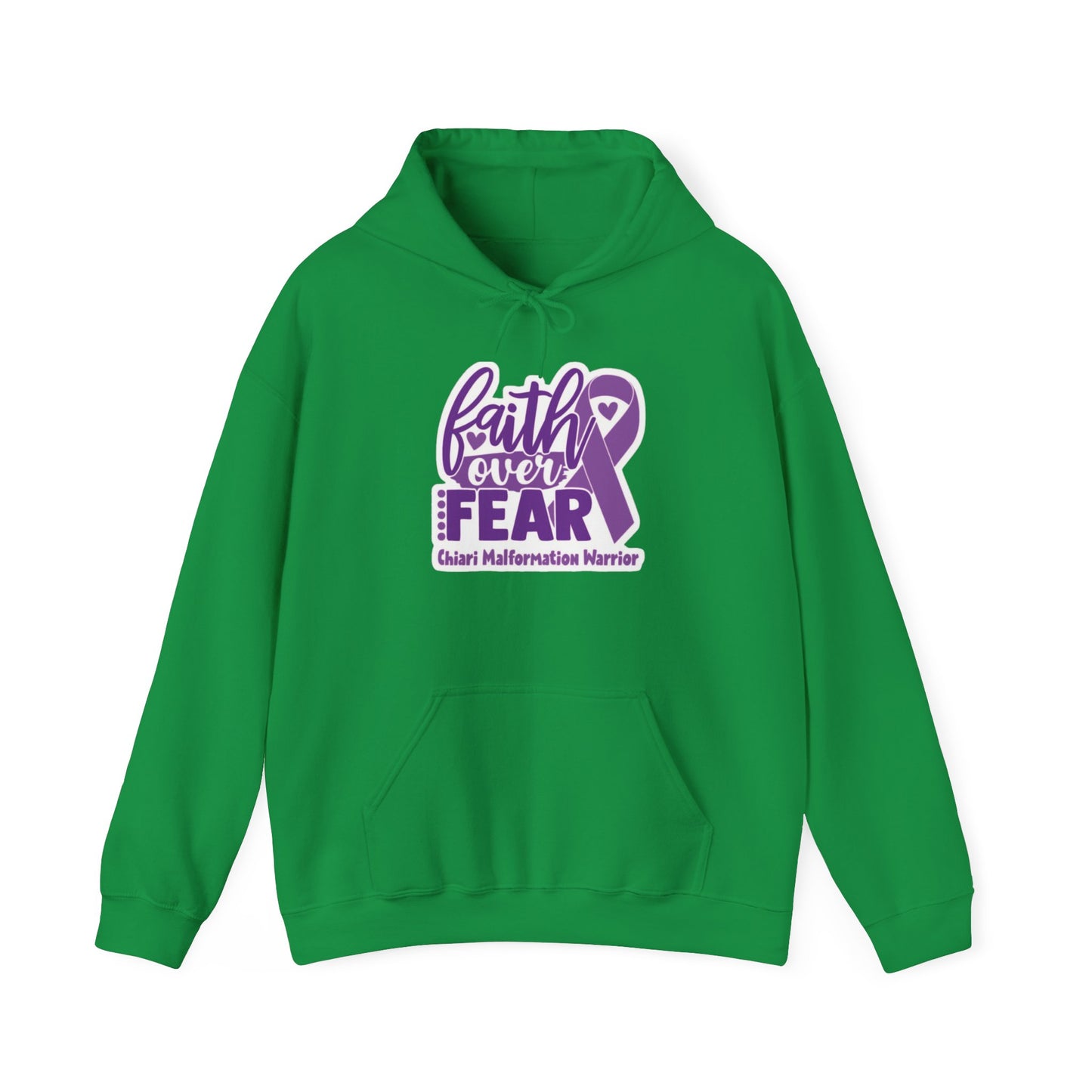 Faith over Fear Chiari Blend™ Hooded Sweatshirt