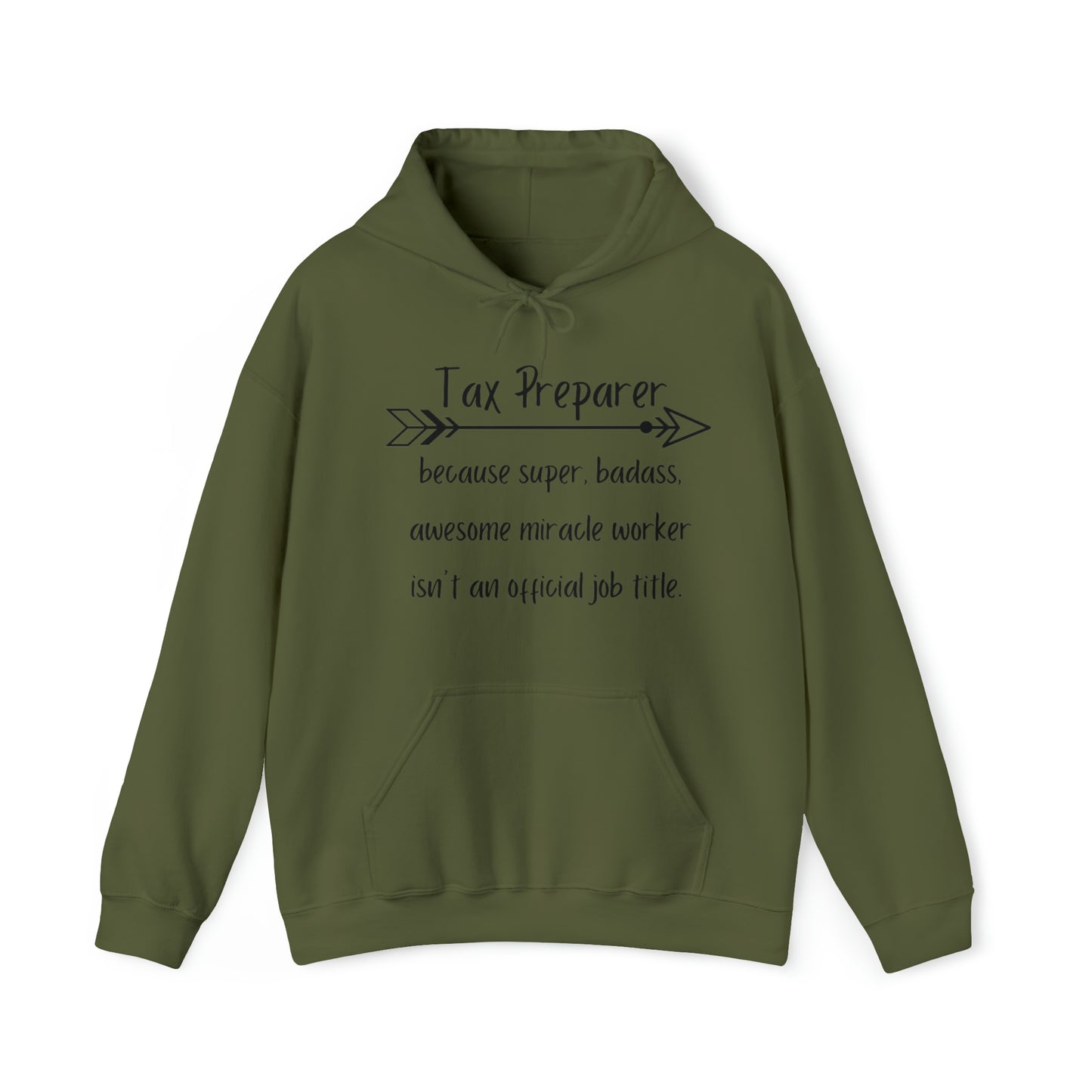 Tax Preparer because super bad Heavy Blend™ Hooded Sweatshirt