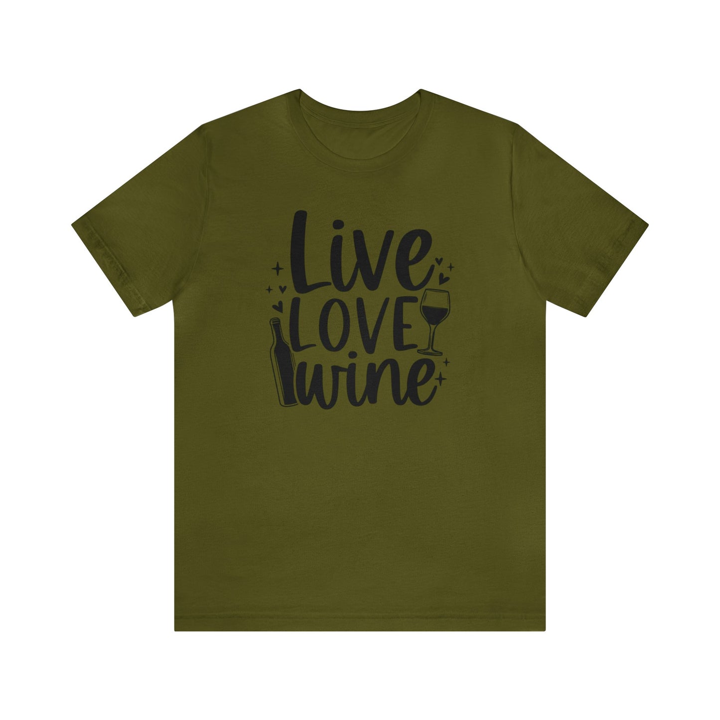 Live Love Wine Unisex Jersey Tee