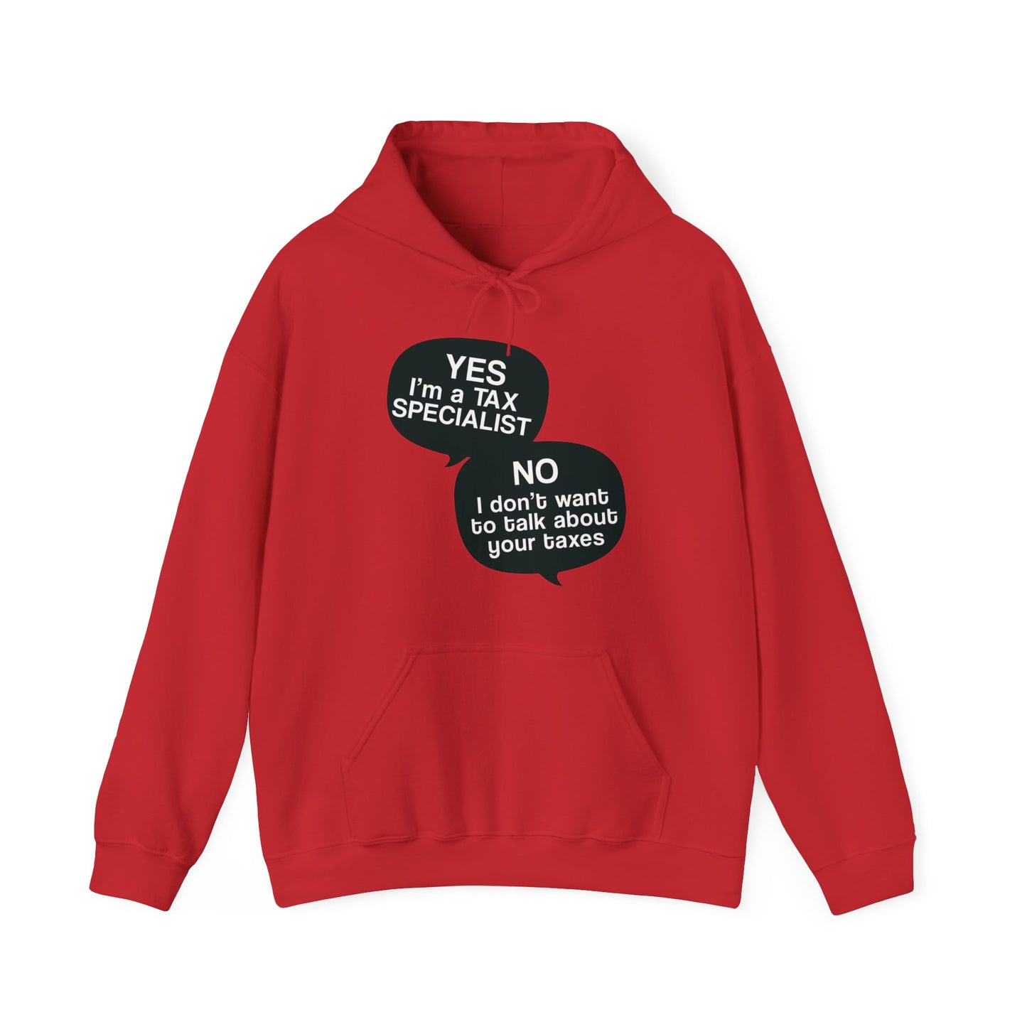 Tax Specialist Talk Bubbles Unisex Pullover Hoodie Blend™ Sweatshirt