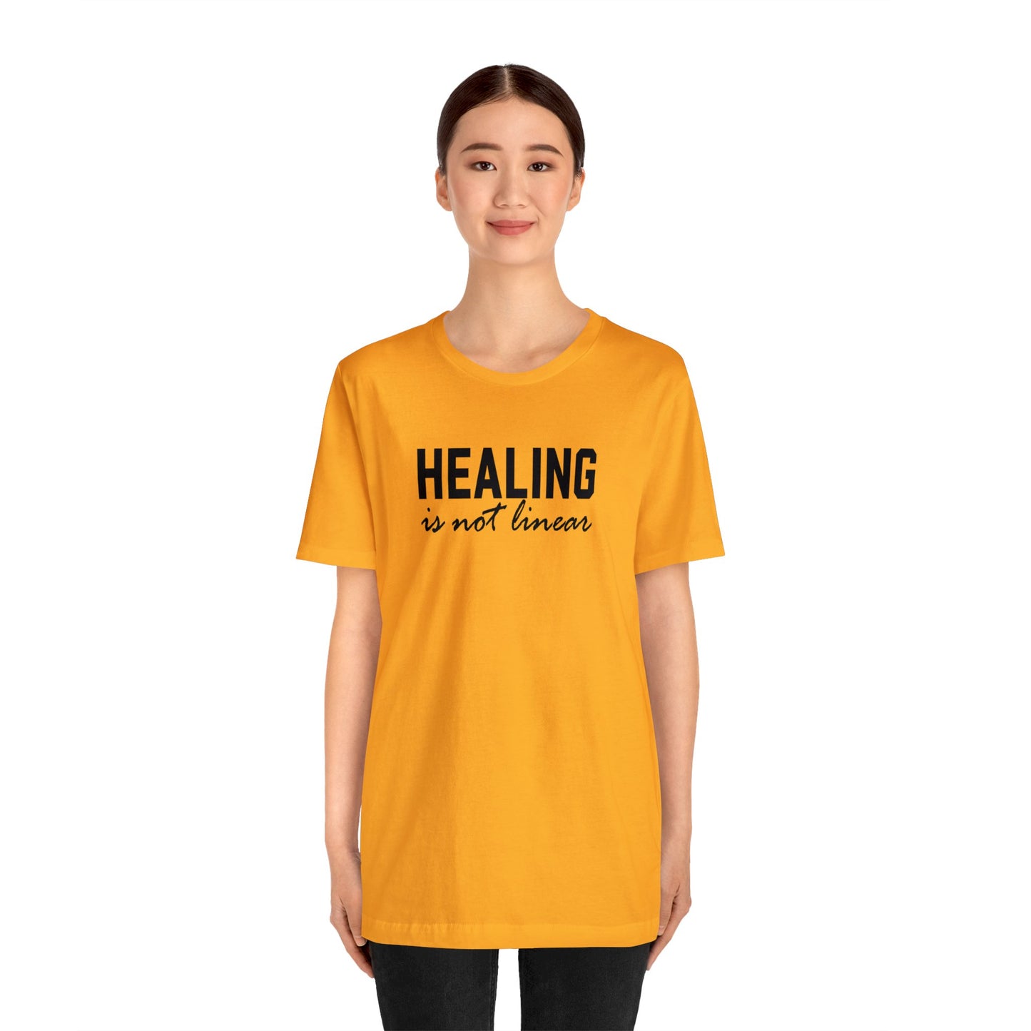 Healing is Not Linear Unisex Jersey Tee