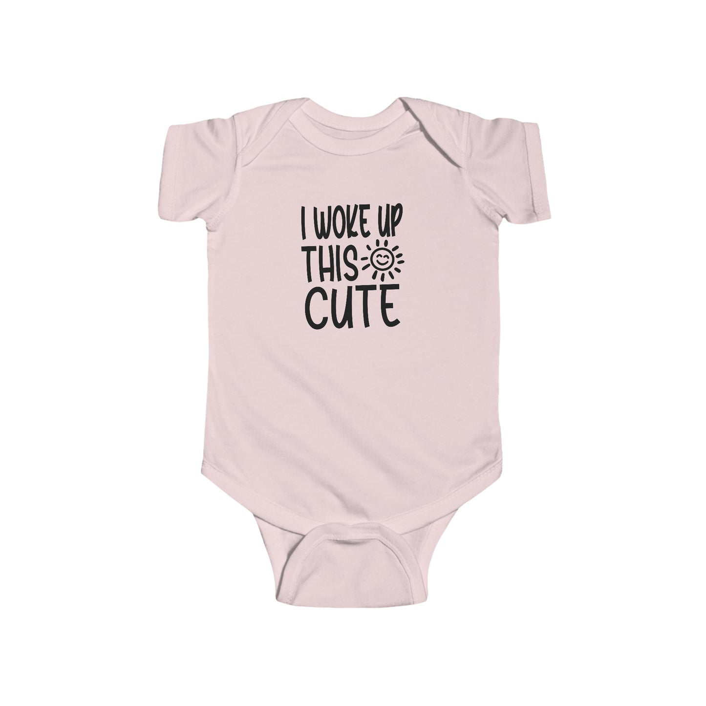 I Woke Up This Cute Infant Jersey Bodysuit Onesie