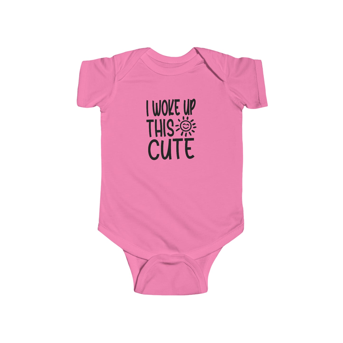 I Woke Up This Cute Infant Jersey Bodysuit Onesie