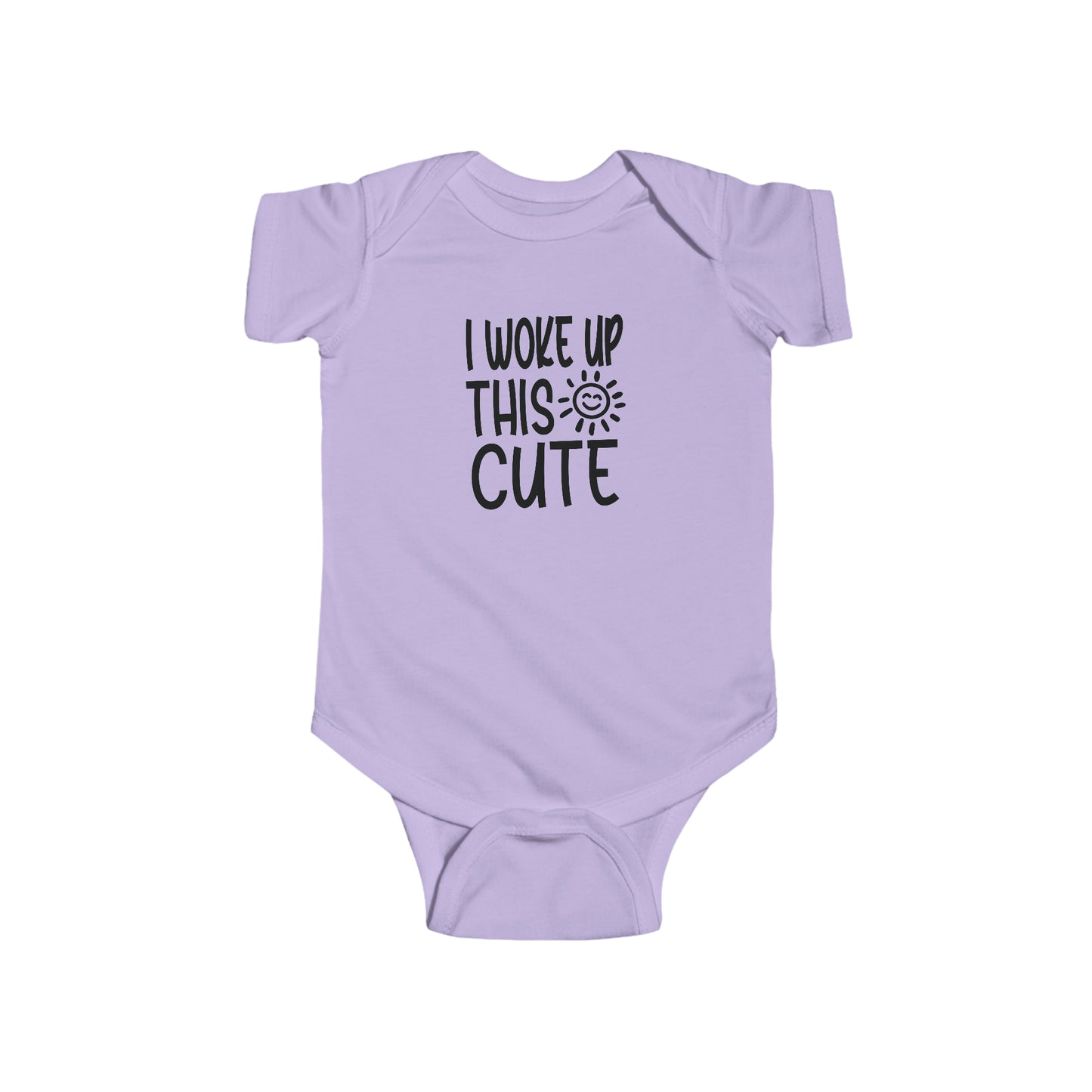 I Woke Up This Cute Infant Jersey Bodysuit Onesie