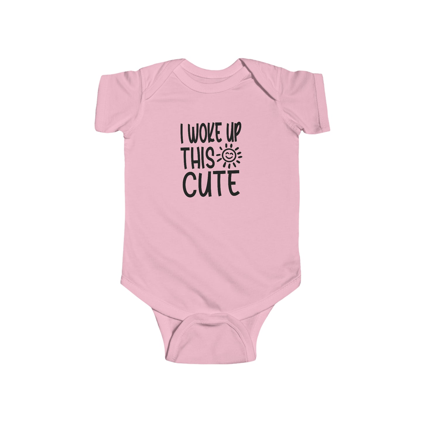 I Woke Up This Cute Infant Jersey Bodysuit Onesie