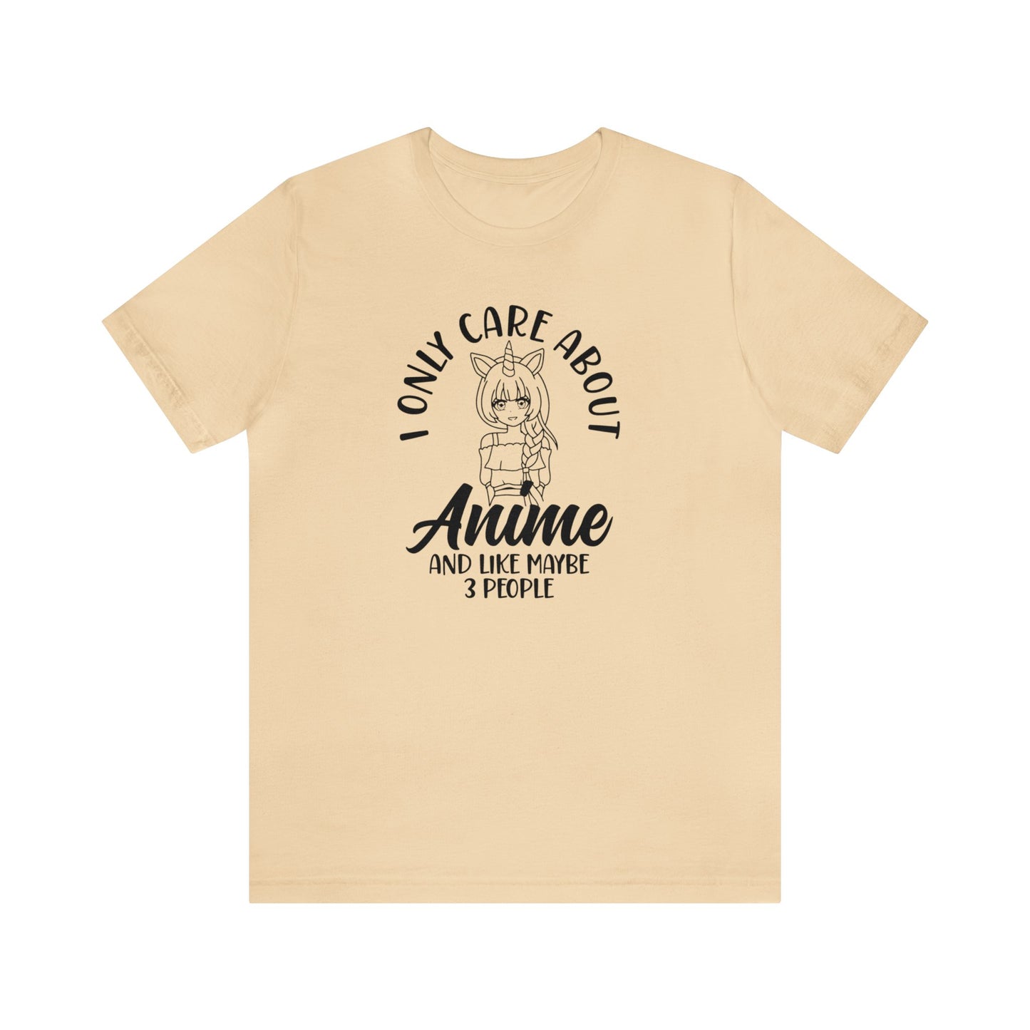 I only care about Anime Unisex Jersey Tee