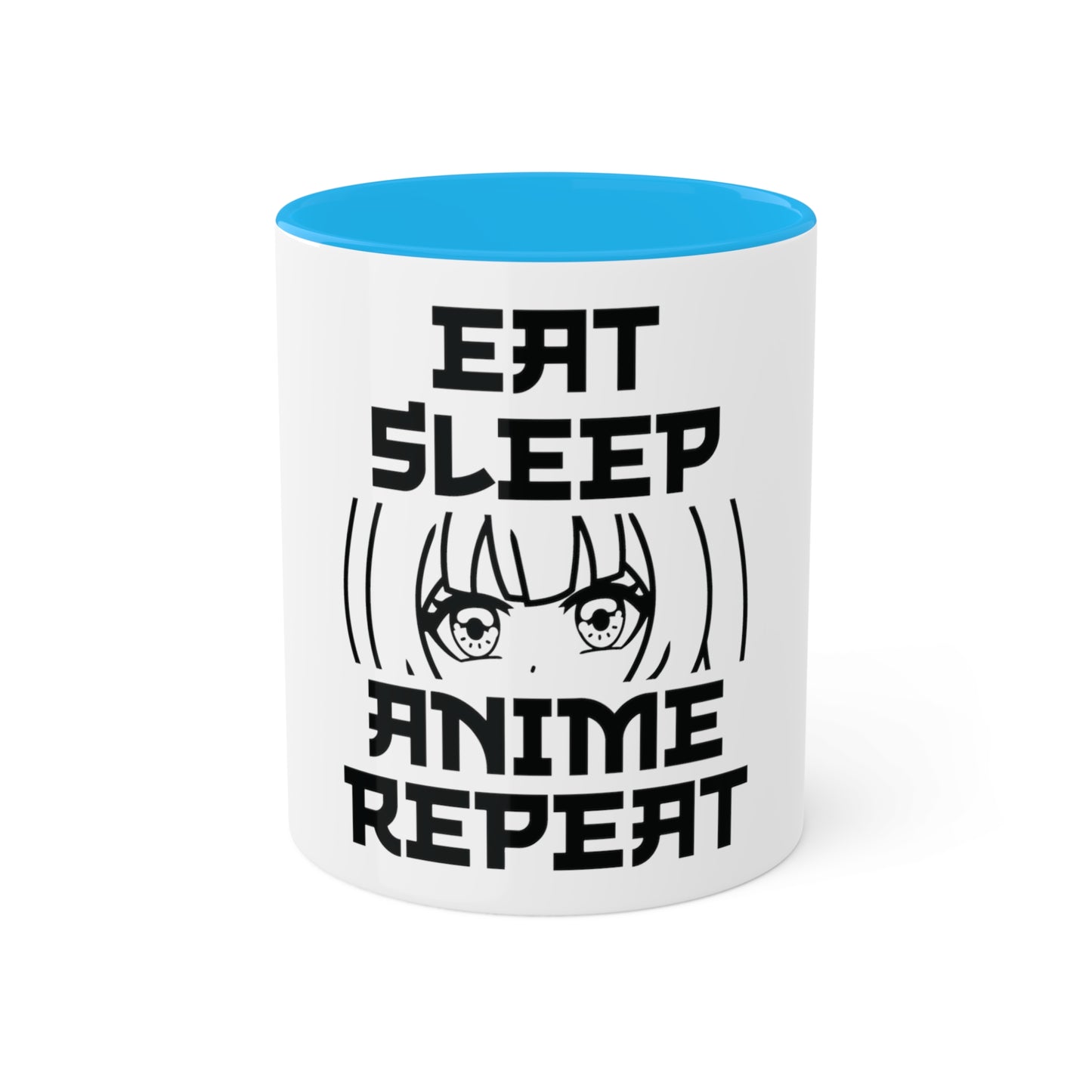 Eat Sleep Anime, Custom Personalized Mug