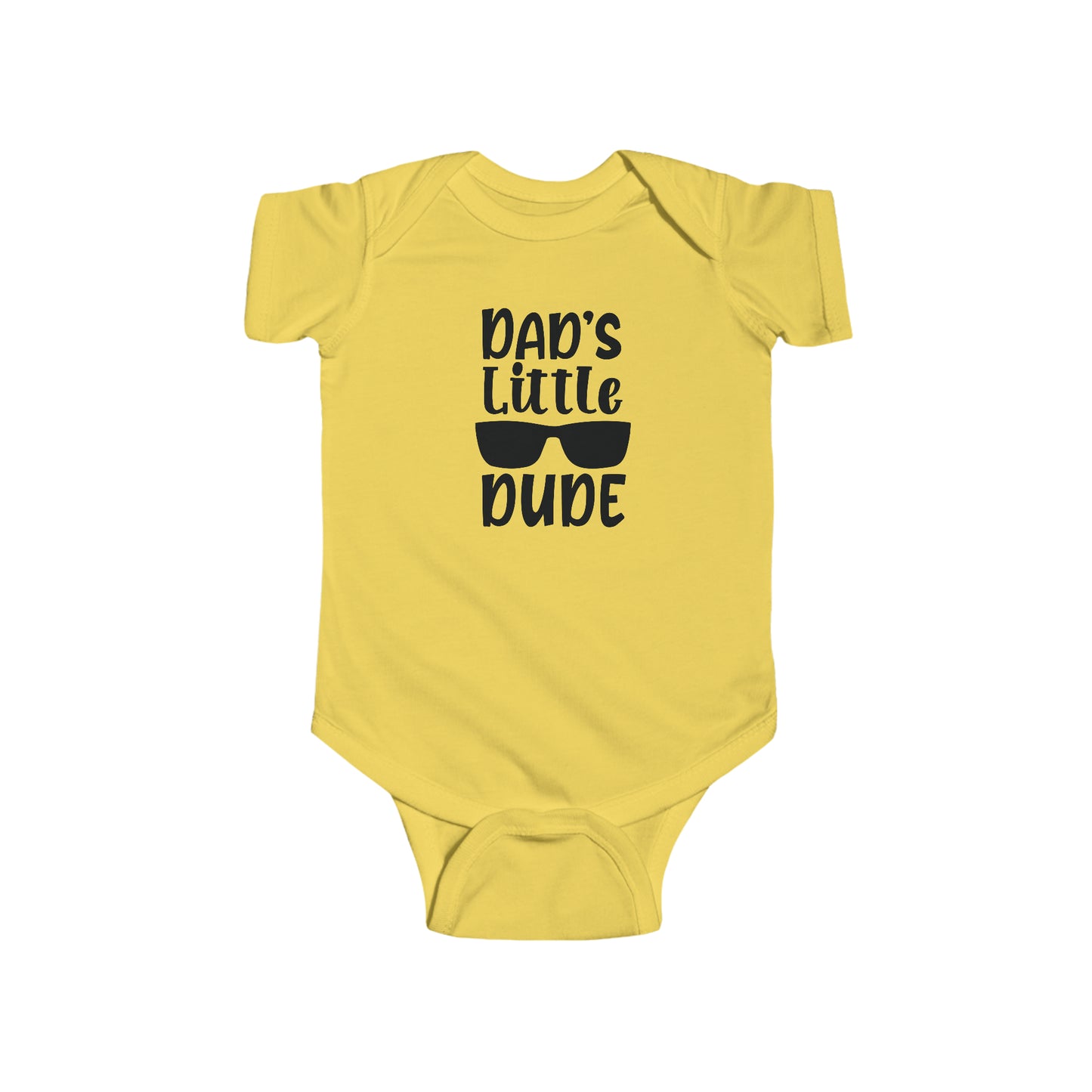 Dads Little Dude Infant Jersey Bodysuit Onesie