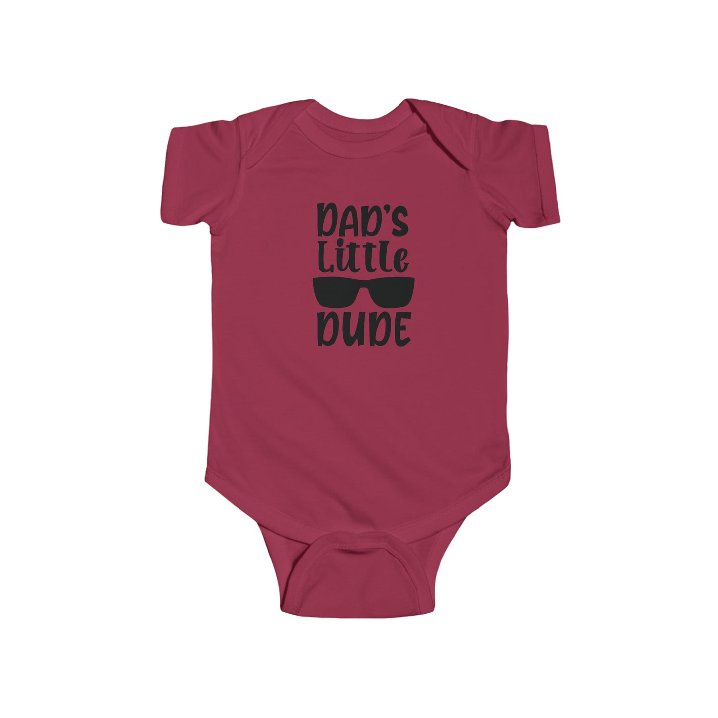 Dads Little Dude Infant Jersey Bodysuit Onesie