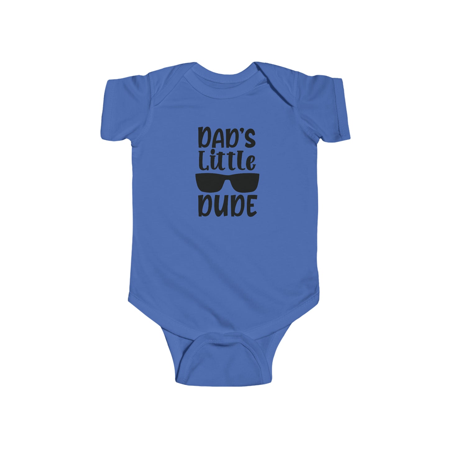 Dads Little Dude Infant Jersey Bodysuit Onesie