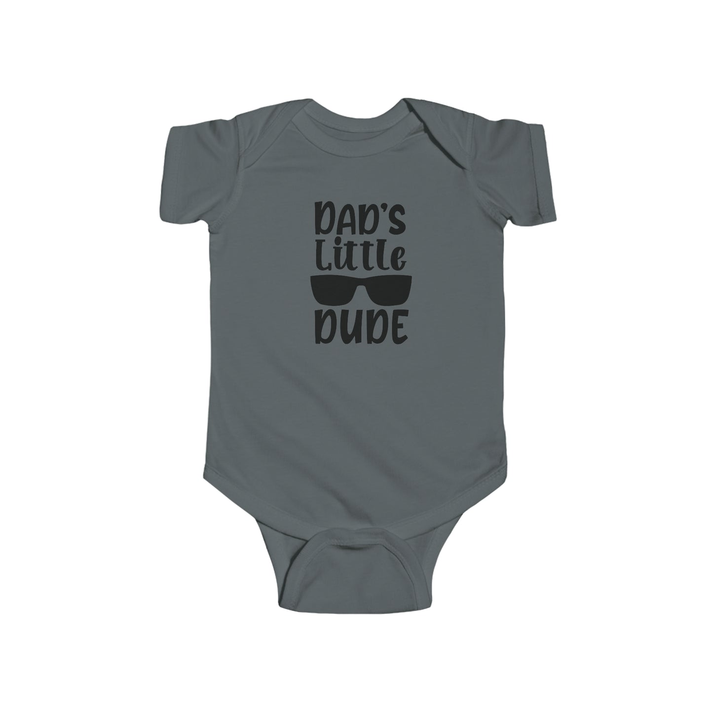 Dads Little Dude Infant Jersey Bodysuit Onesie