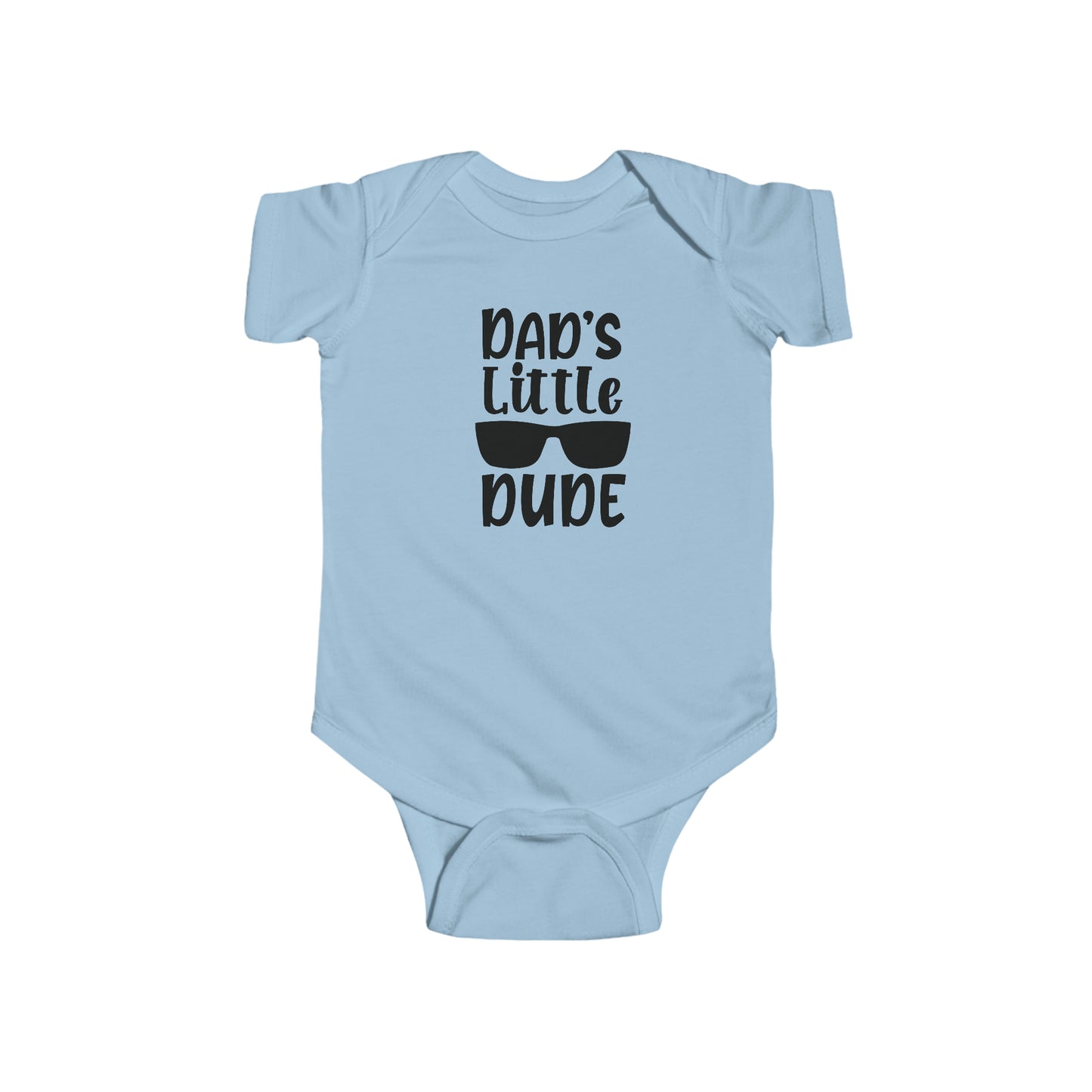 Dads Little Dude Infant Jersey Bodysuit Onesie