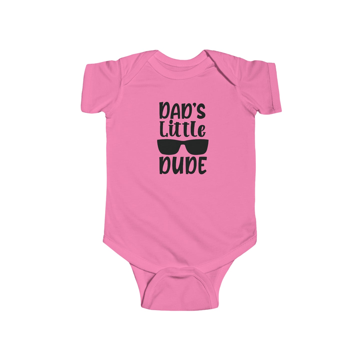 Dads Little Dude Infant Jersey Bodysuit Onesie