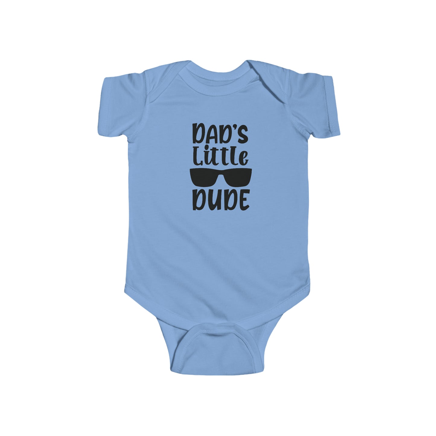 Dads Little Dude Infant Jersey Bodysuit Onesie