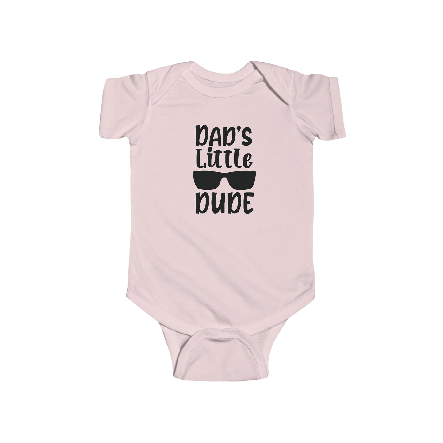 Dads Little Dude Infant Jersey Bodysuit Onesie