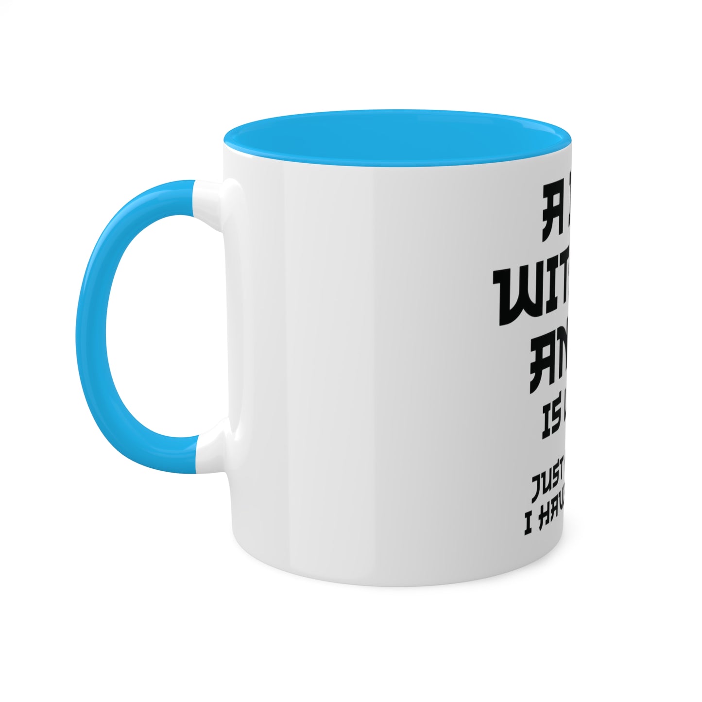 A Day without Anime, Personalized Custom Mug