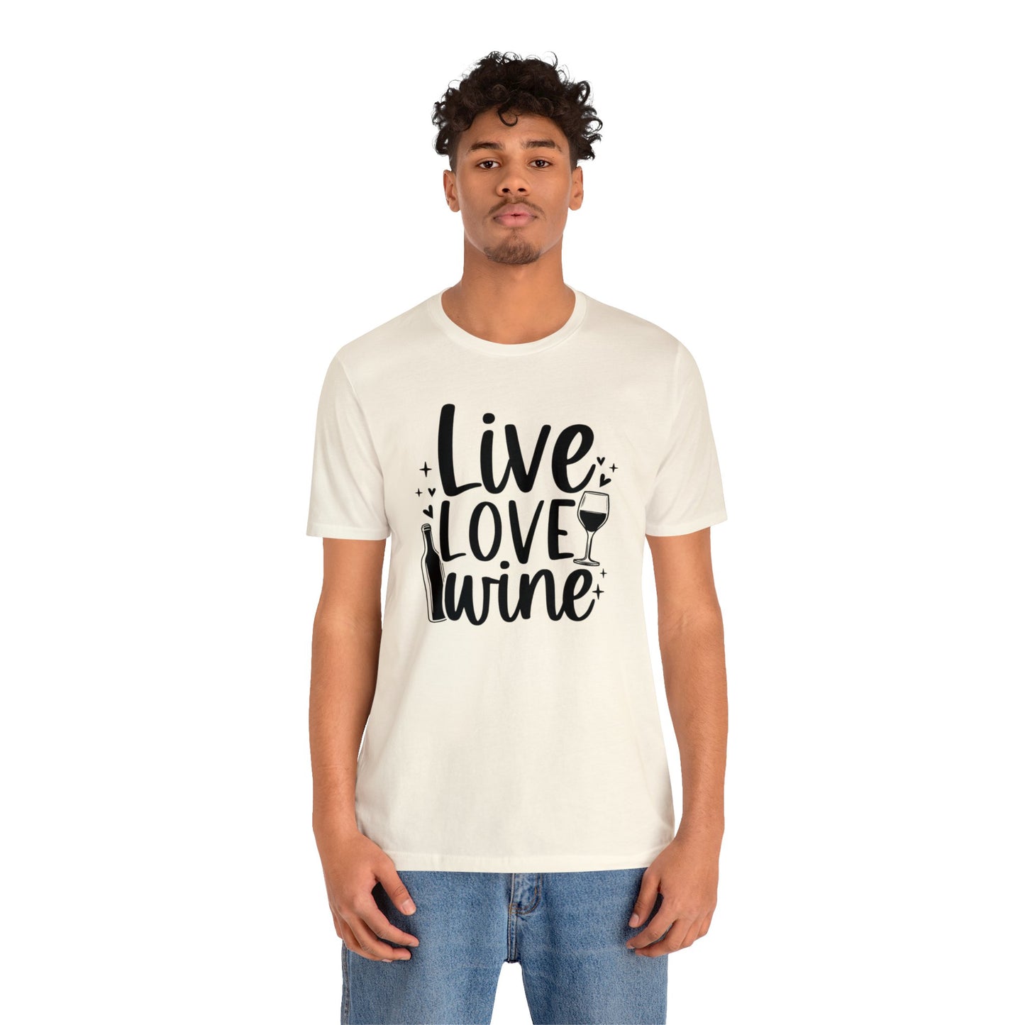 Live Love Wine Unisex Jersey Tee