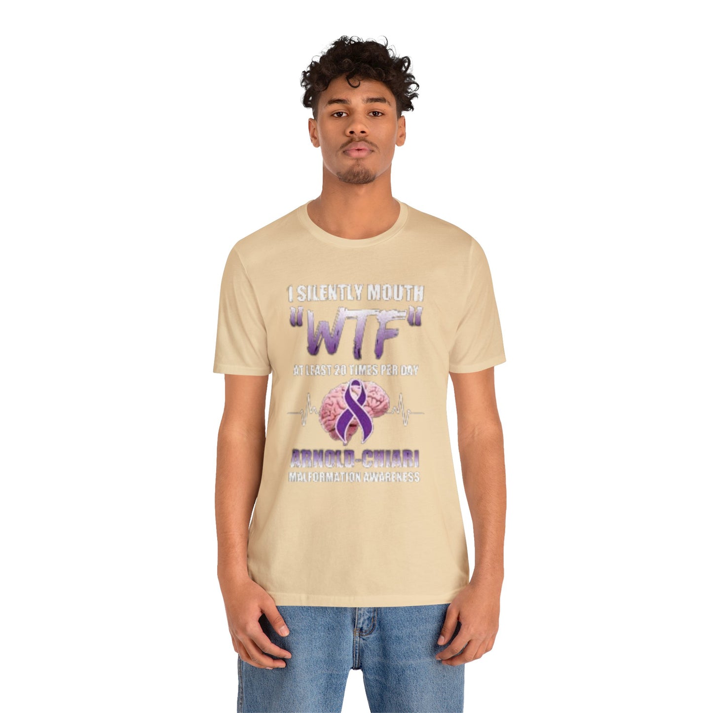 WTF at least 20 times a Day Unisex Jersey Tee