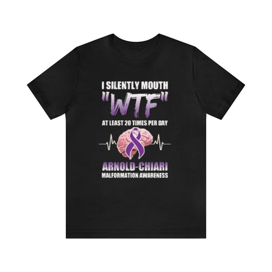 WTF at least 20 times a Day Unisex Jersey Tee