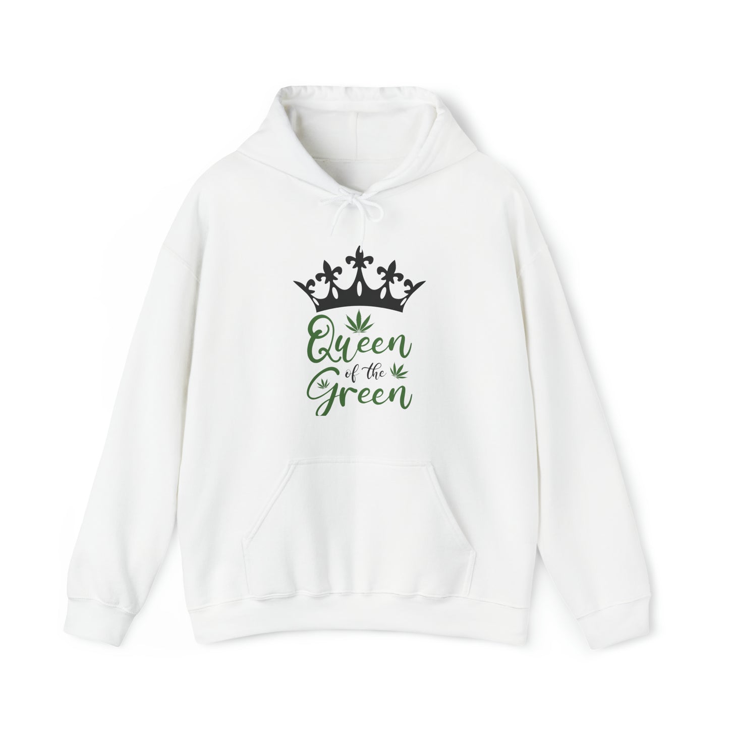 Queen of the Green Unisex Pullover Hoodie Blend™ Sweatshirt