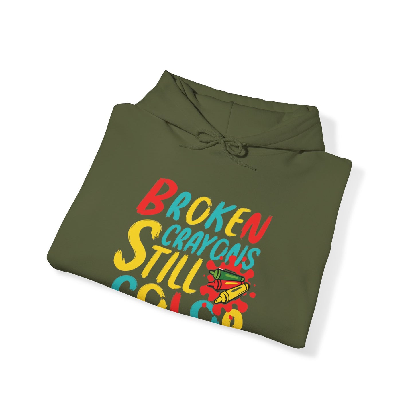 Broken Crayons still Color Unisex Pullover Hoodie