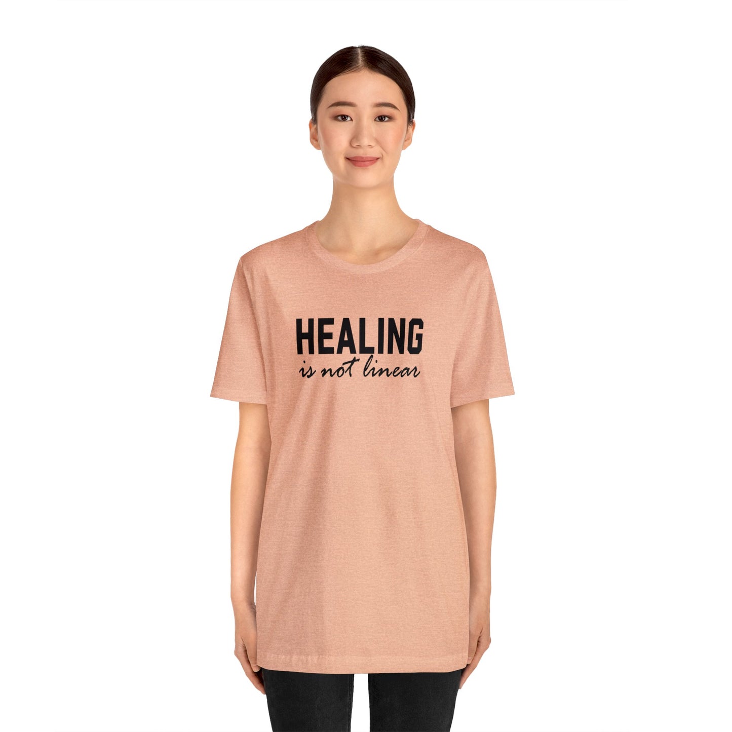 Healing is Not Linear Unisex Jersey Tee