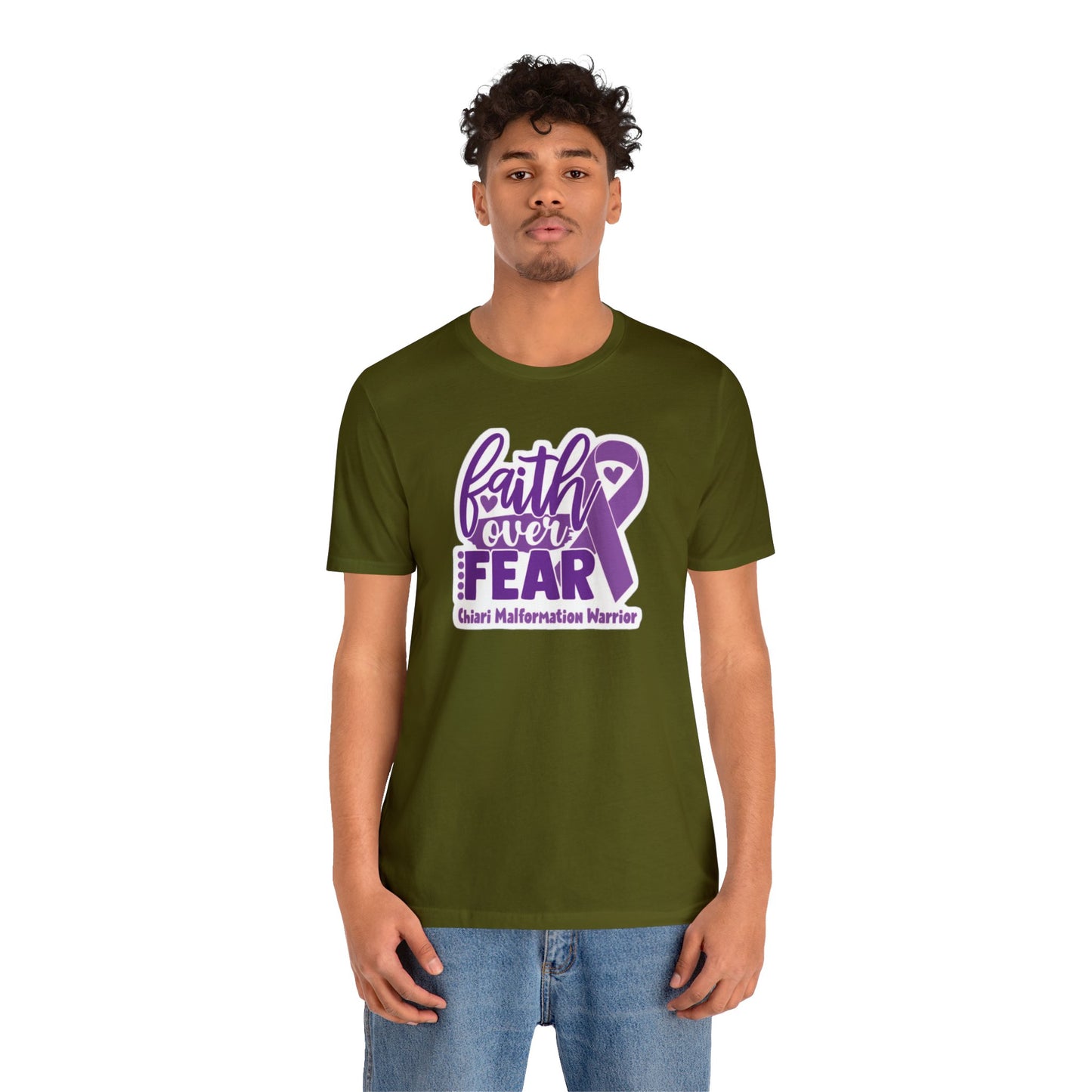 Faith over Fear Chiari Unisex Jersey Tee