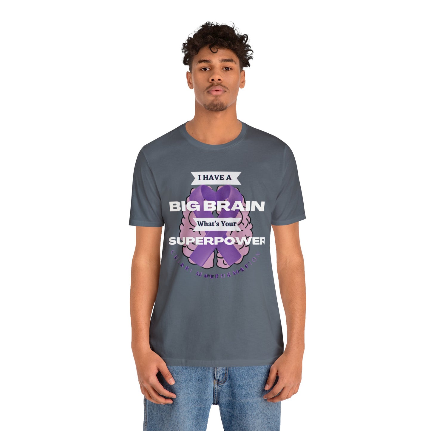 Big Brain whats your Superpower Unisex Jersey Tee