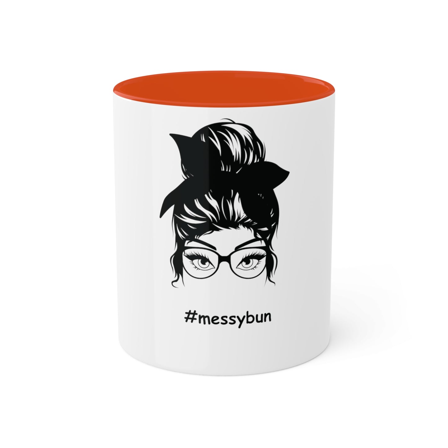 Messybun w/glasses Custom Personalized Mug