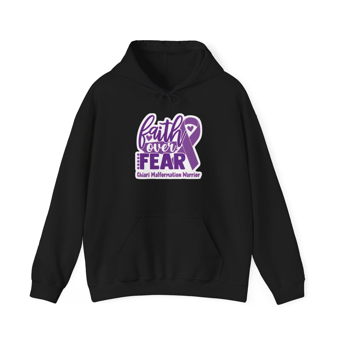 Faith over Fear Chiari Blend™ Hooded Sweatshirt