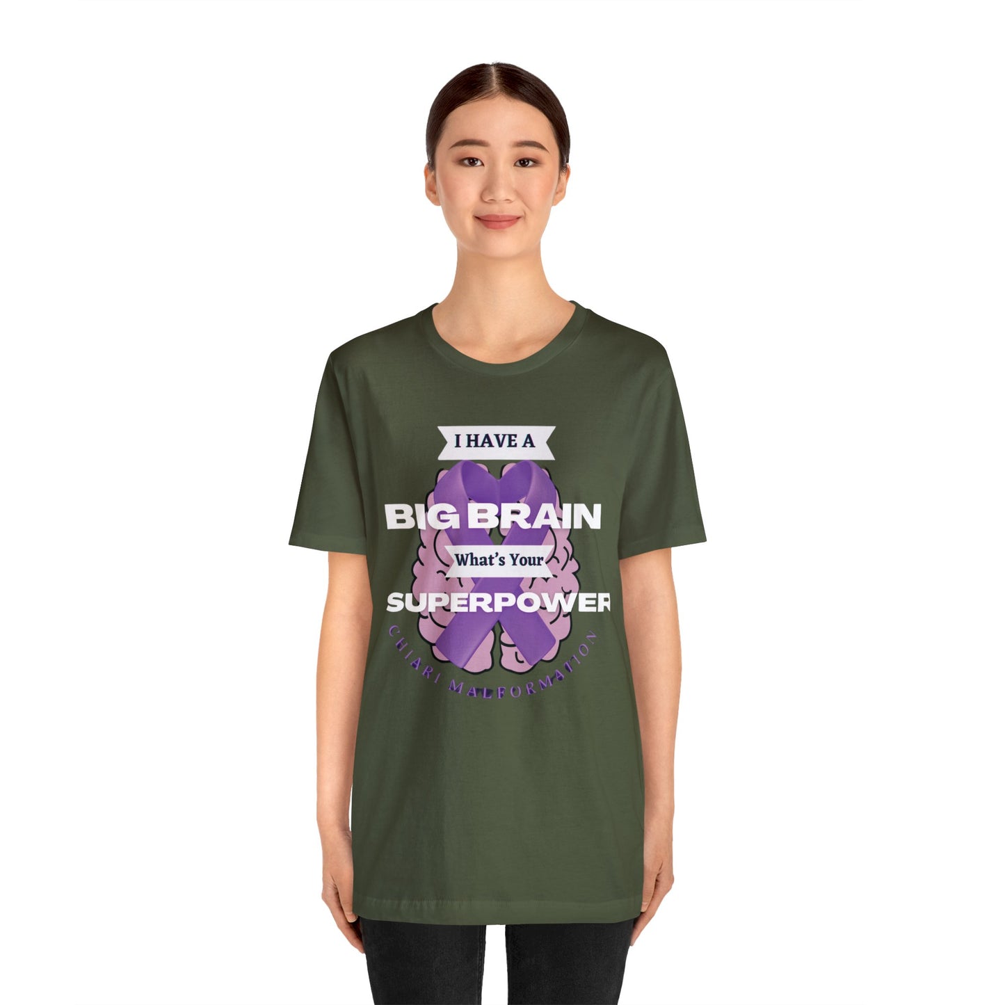 Big Brain whats your Superpower Unisex Jersey Tee