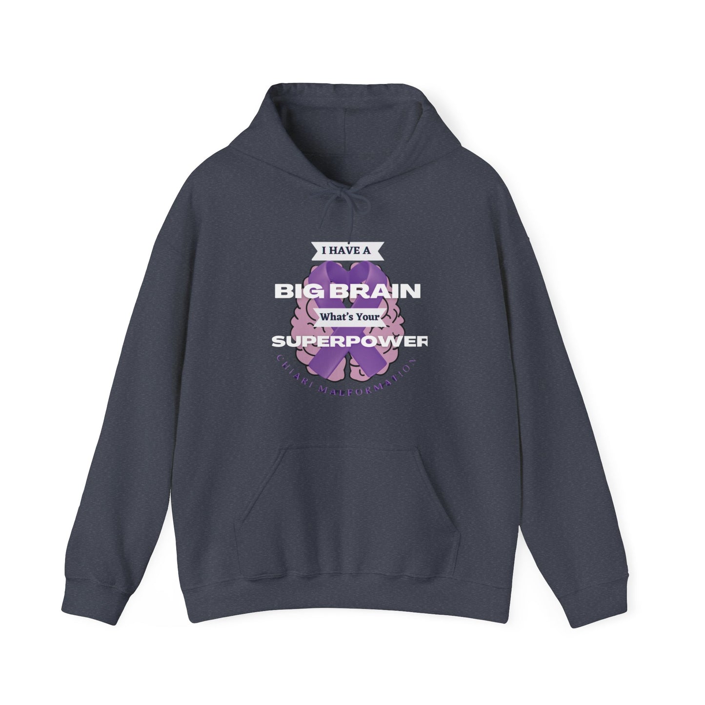 Big Brain whats your Superpower Blend™ Hooded Sweatshirt